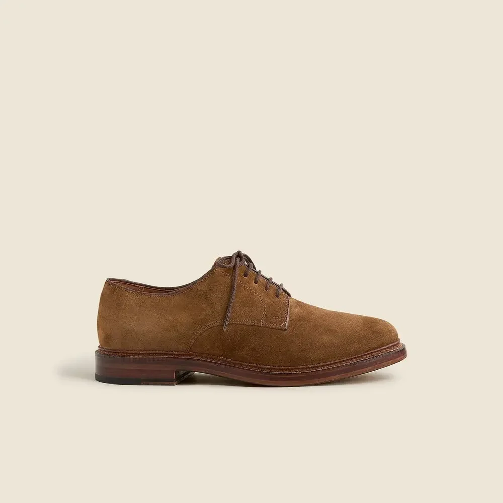 J. Crew Men's Ludlow Derbys Dress Shoes Lace Up in Snuff Suede Size 9